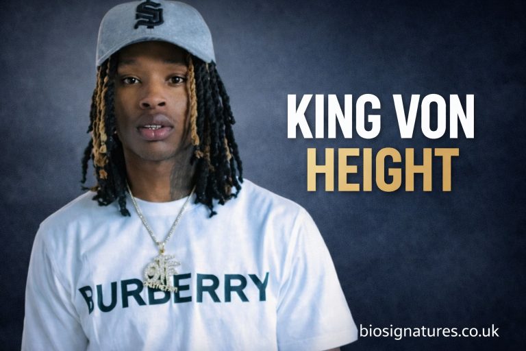king von height